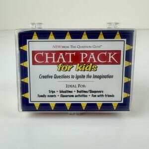 Chat Packs For Kids NEW! Conversation Starter School Party Family Trip